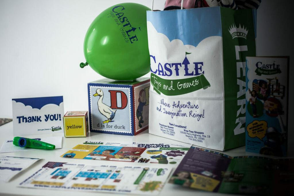 Design Work for Castle Toys and Games in Beaver, Wexford, PA